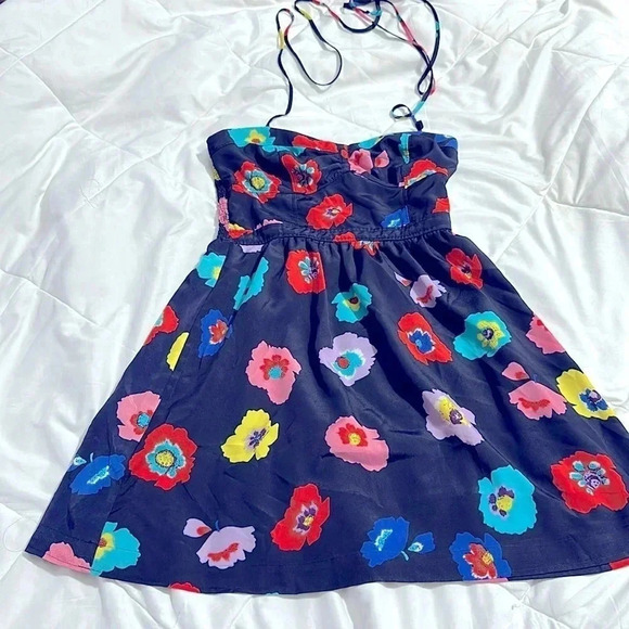 American Eagle floral summer dress size 6 front pockets - Picture 1 of 5